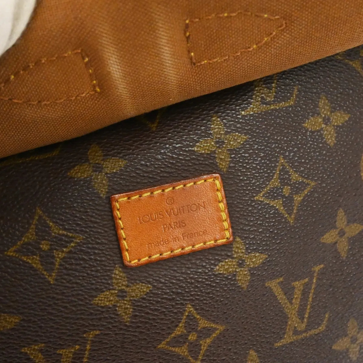 Louis Vuitton Saumur Monogram Canvas Brown Canvas Shoulder Bag Bag (Pre-Owned)