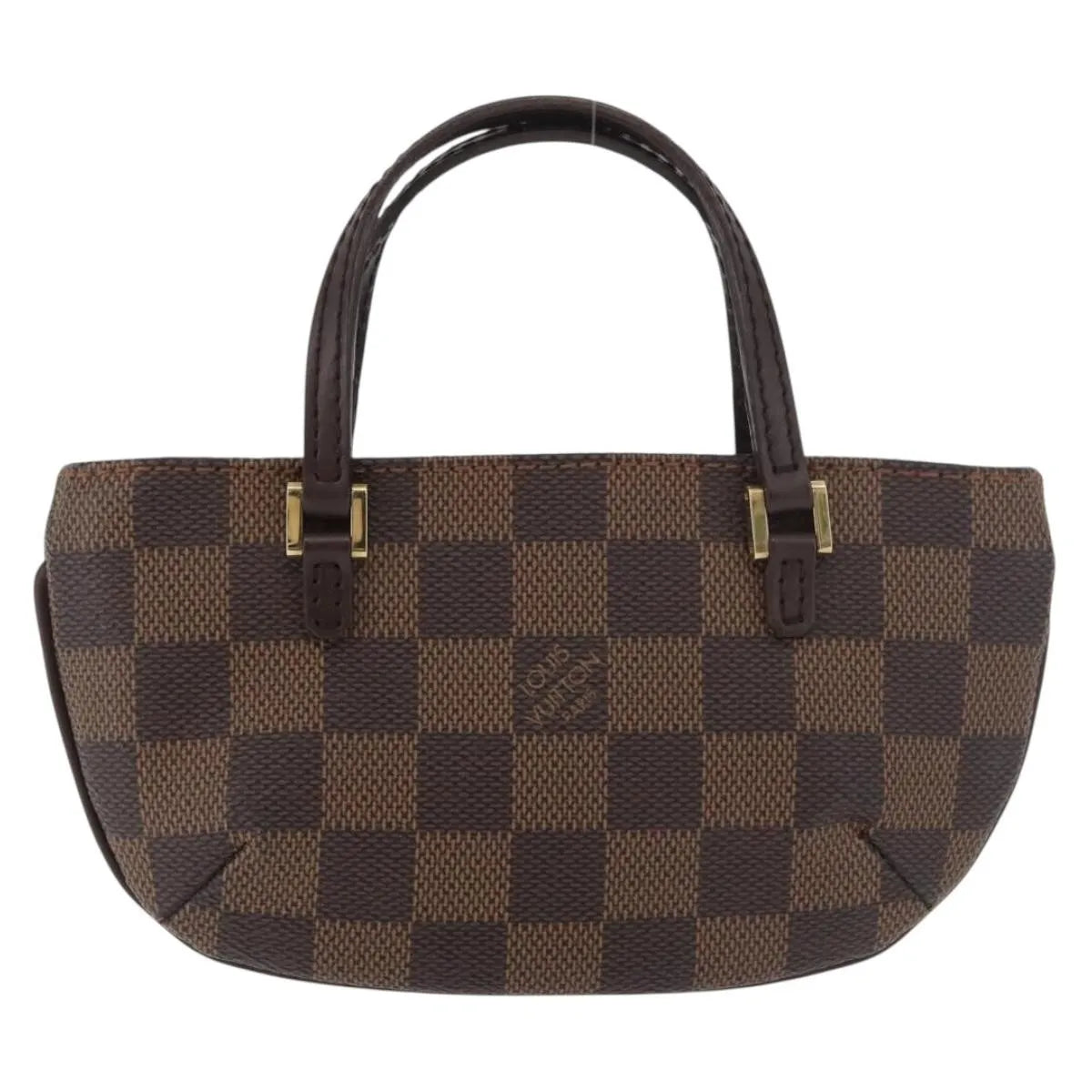 Louis Vuitton Manosque Pochette Damier Brown Canvas Clutche & Pouche Bag (Pre-Owned)