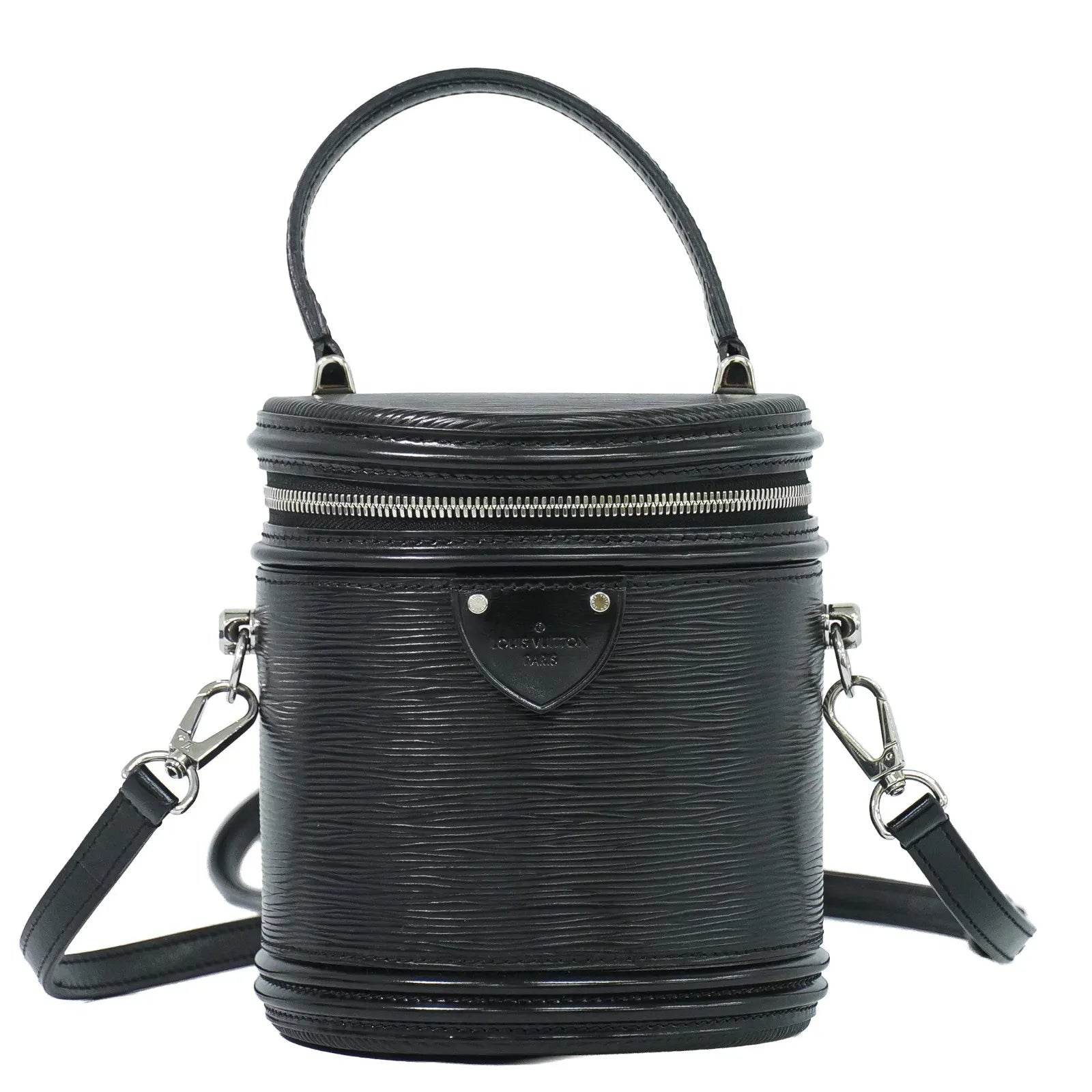 Louis Vuitton Cannes Epi Black Leather Handbag (Pre-Owned)