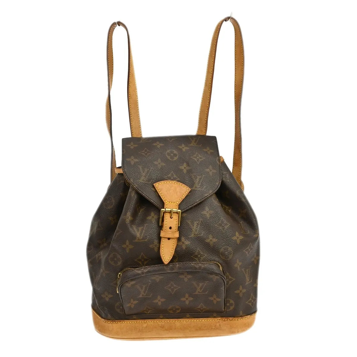 Louis Vuitton Vintage Montsouris Monogram Canvas Brown Canvas Backpack Bag (Pre-Owned)