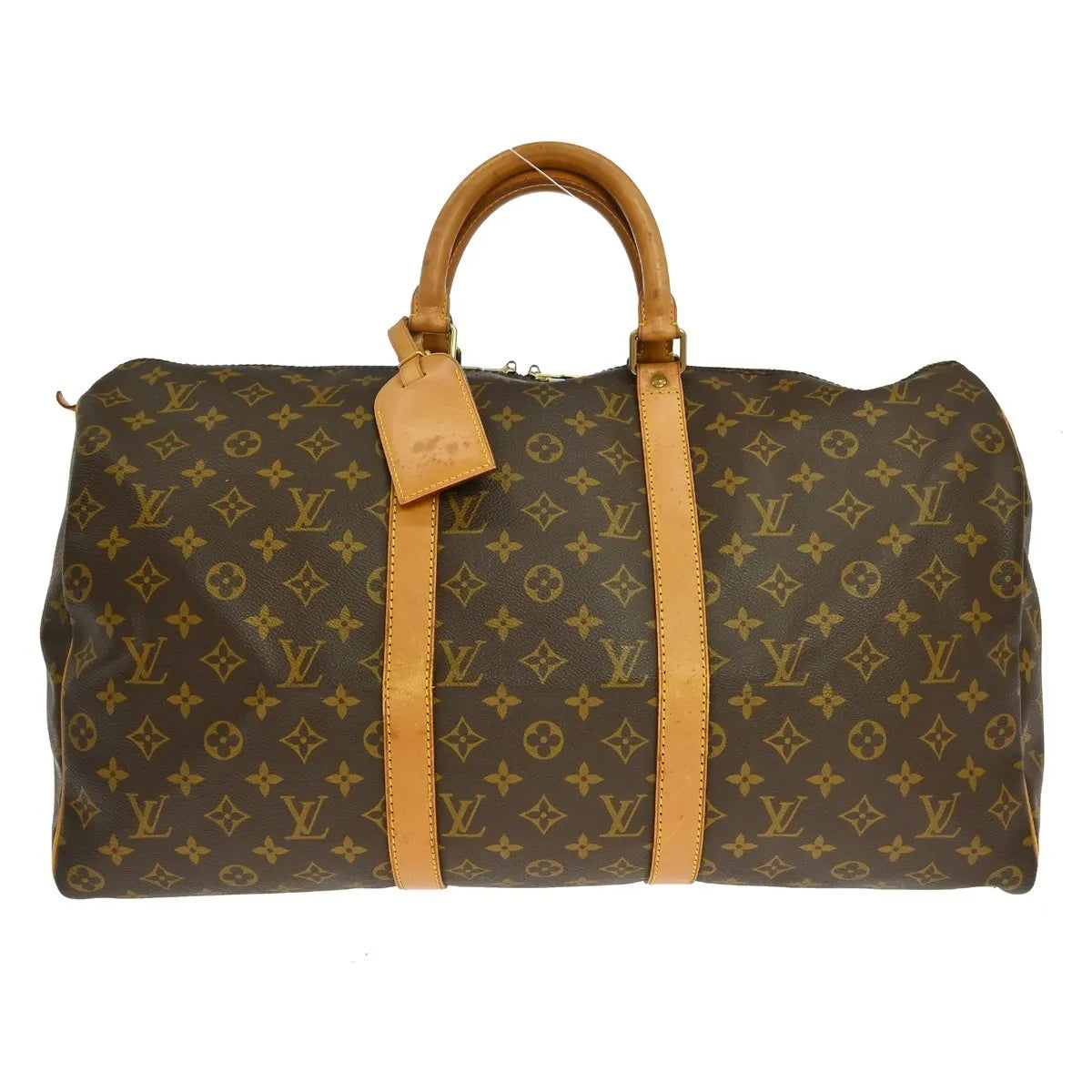 Louis Vuitton Keepall Monogram Canvas Brown Canvas Travel Bag Bag (Pre-Owned)