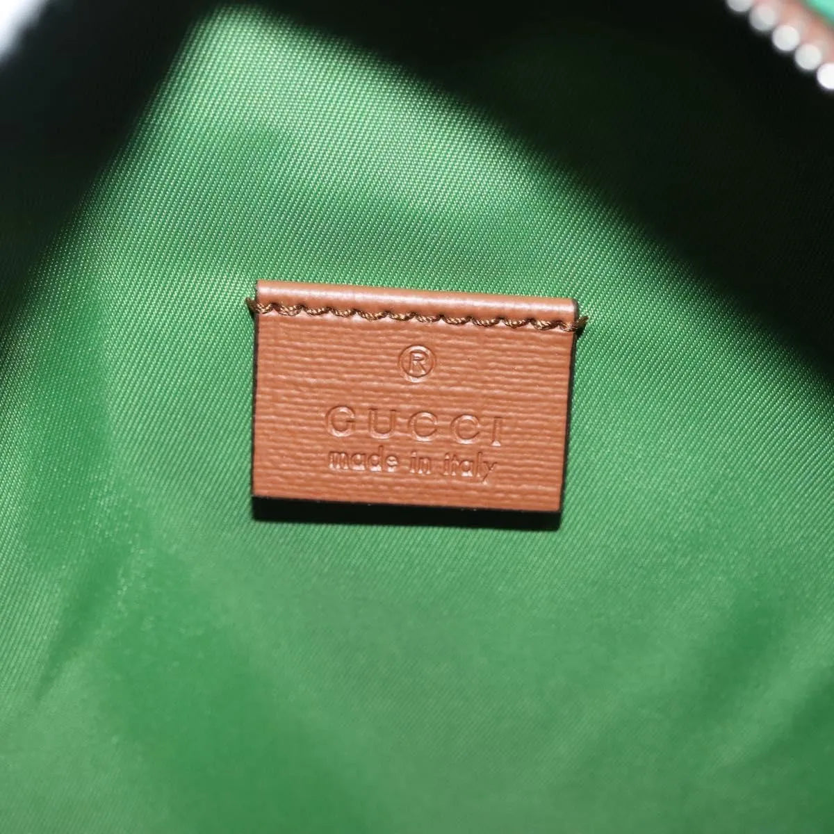 Gucci The Jetsons Web Sherry Line Roun Jetsons Web Sherry Line Pvc Green Pvc Backpack Bag (Pre-Owned)
