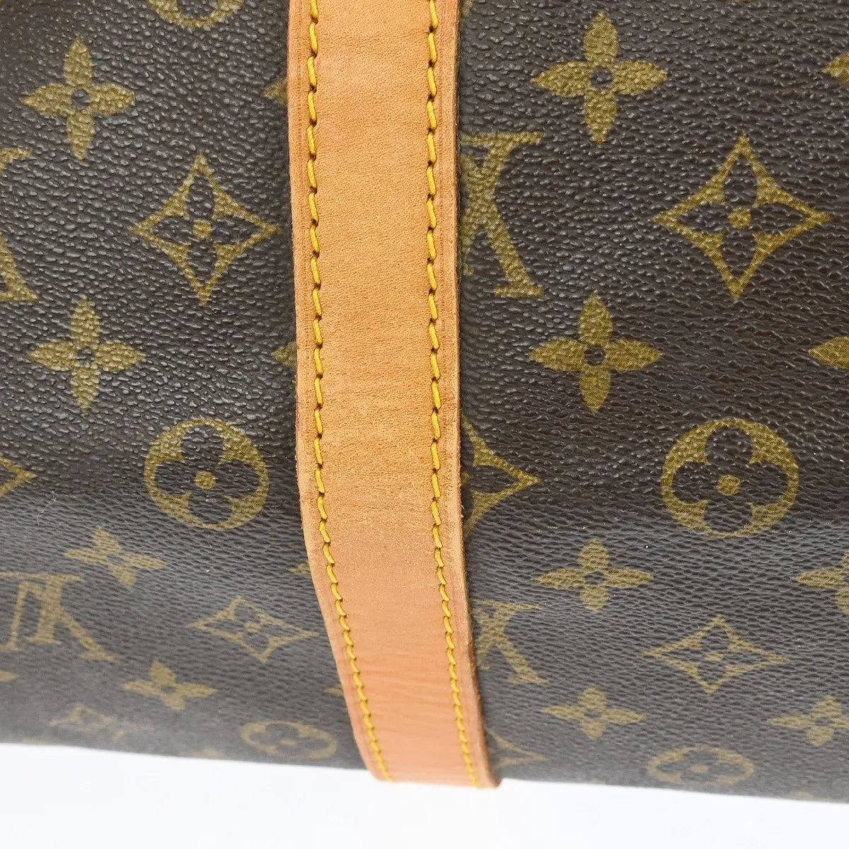 Louis Vuitton Keepall Monogram Canvas Brown Canvas Travel Bag Bag (Pre-Owned)