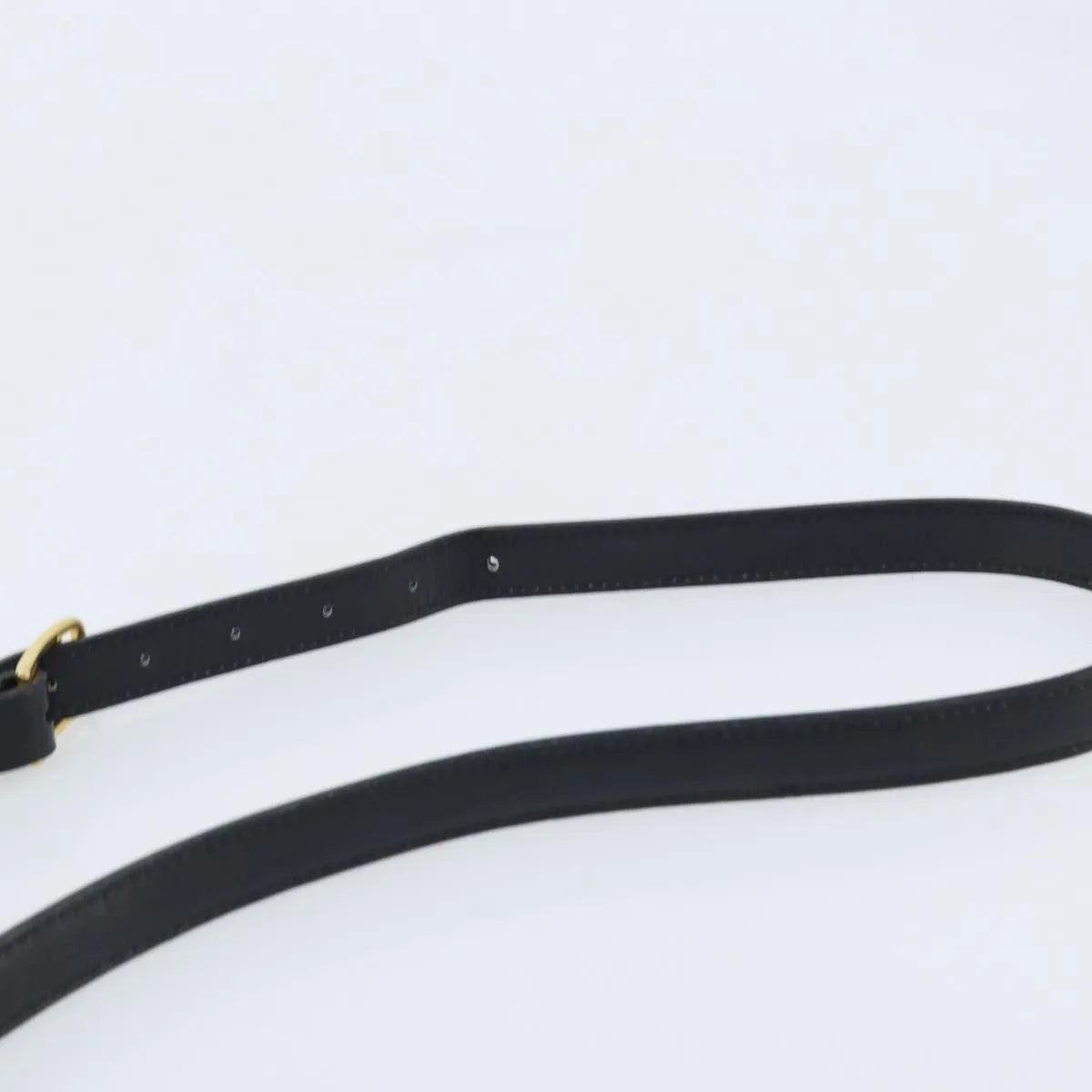 Celine Shoulder Leather Black Leather Shoulder Bag Bag (Pre-Owned)
