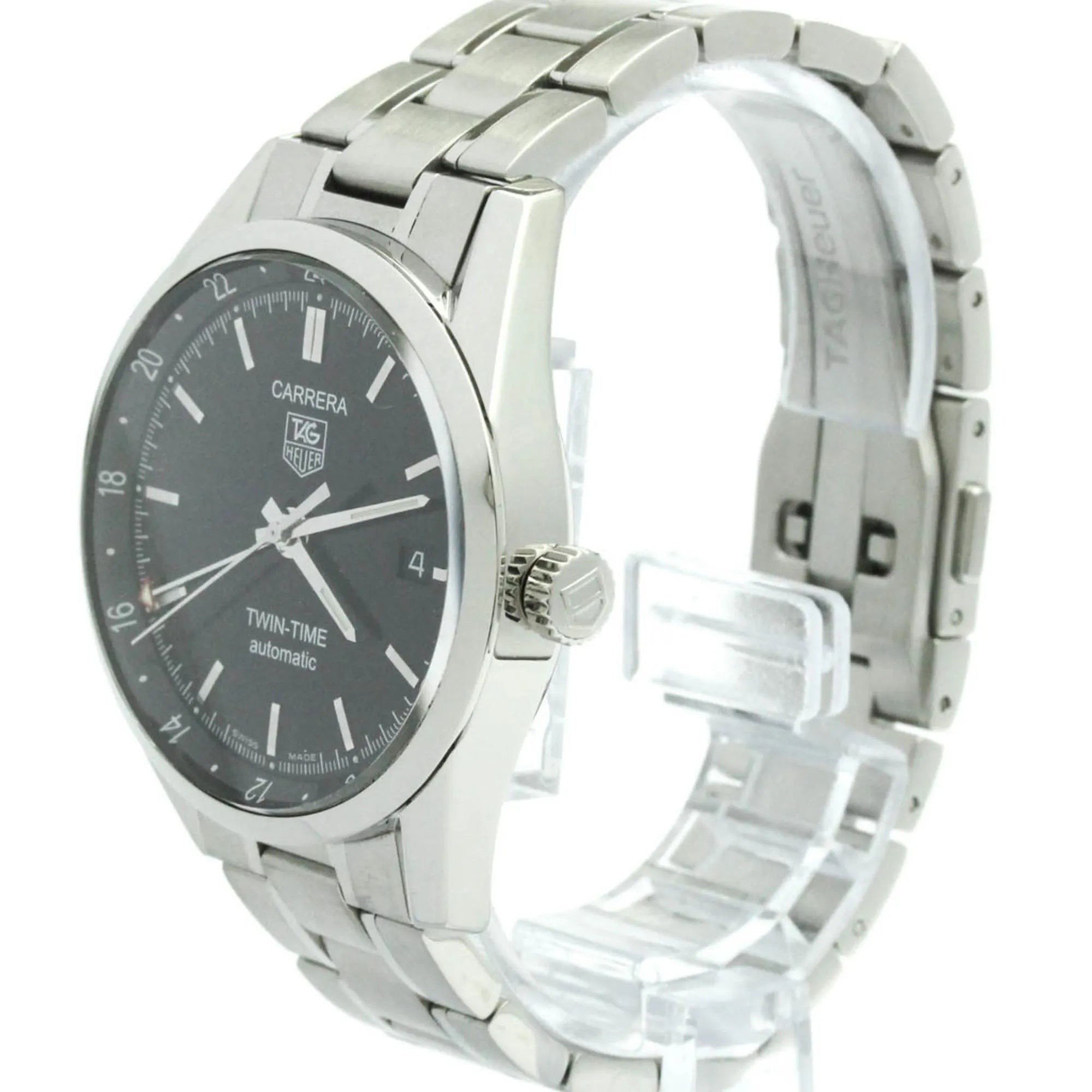 Tag Heuer Carrera Calibre 7 Date Automatic Stainless Steel Watch (Pre-Owned)
