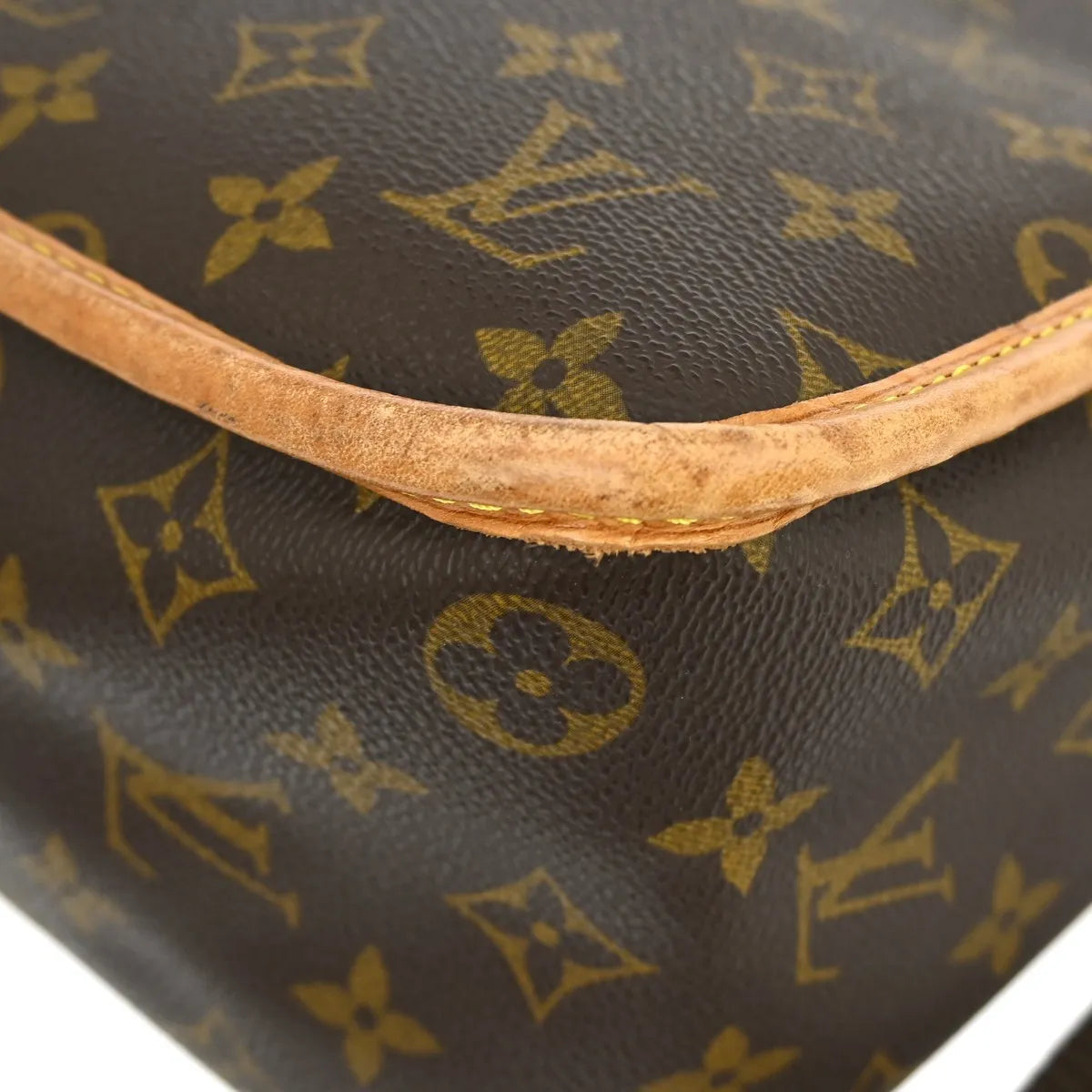 Louis Vuitton Sac Gibeciere Messenger Monogram Canvas Brown Canvas Shoulder Bag Bag (Pre-Owned)