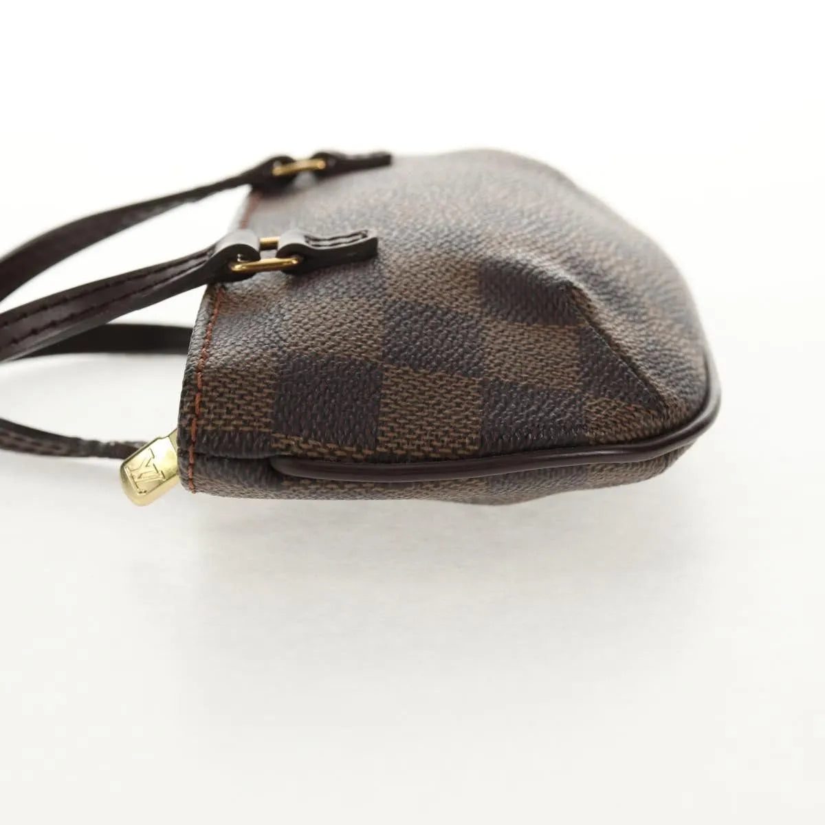 Louis Vuitton Manosque Pochette Damier Brown Canvas Clutche & Pouche Bag (Pre-Owned)