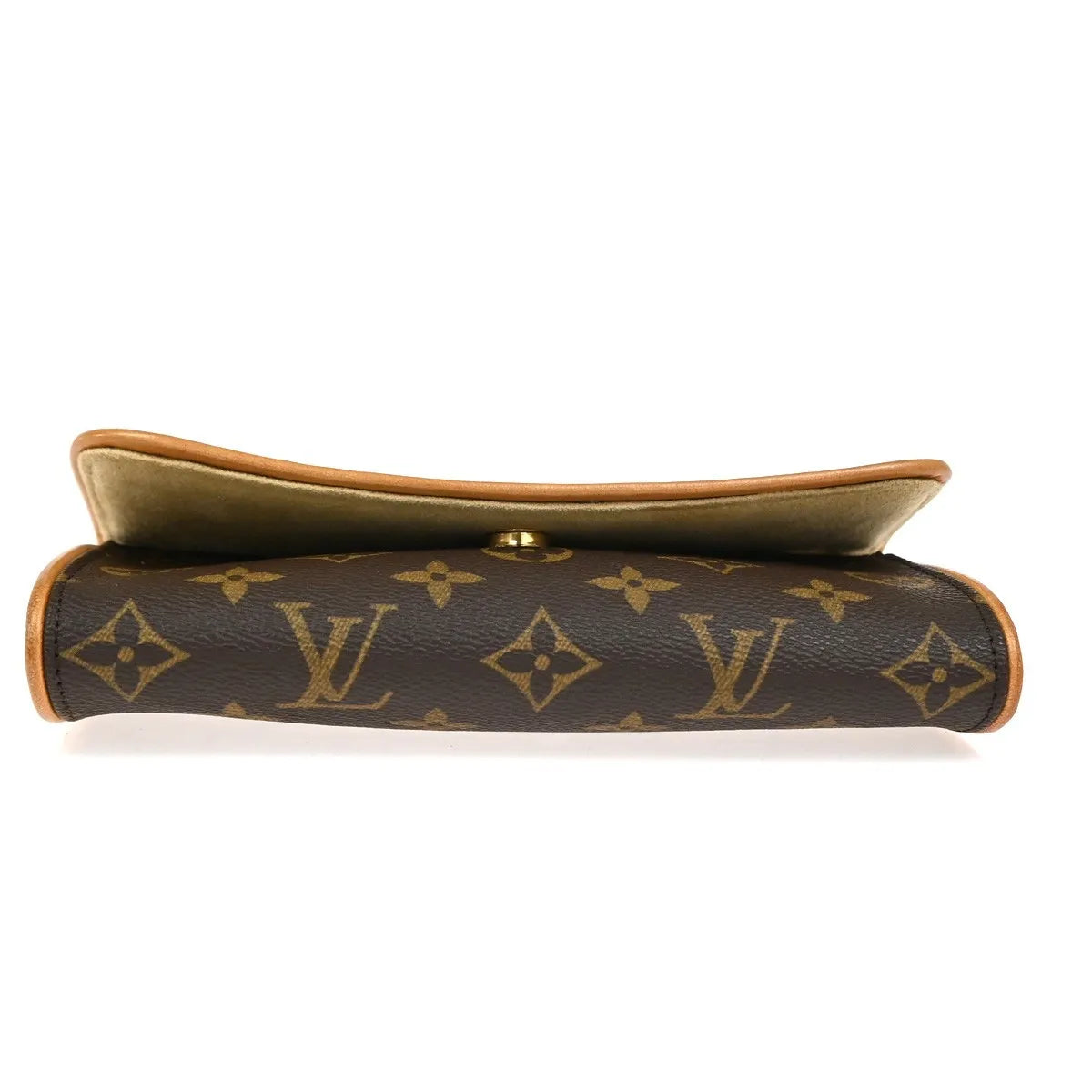 Louis Vuitton Twin Monogram Canvas Brown Canvas Clutche & Pouche Bag (Pre-Owned)