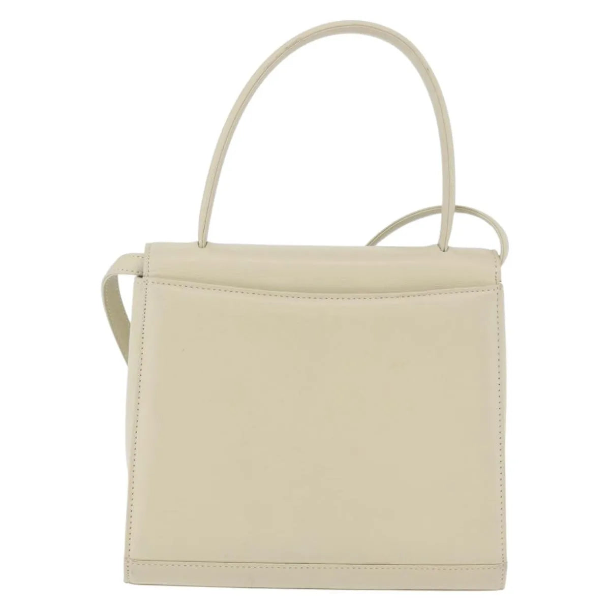 Givenchy Vintage Leather Beige Leather Handbag (Pre-Owned)