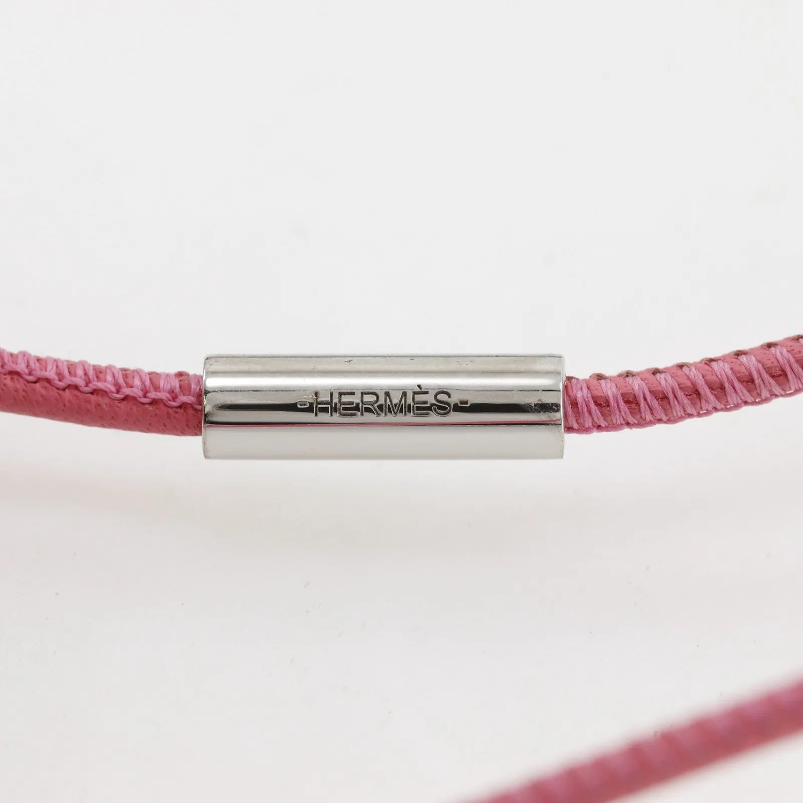 Hermes Necklace Buffalo Horn And Horn Pink Horn Necklace Jewelry (Pre-Owned)