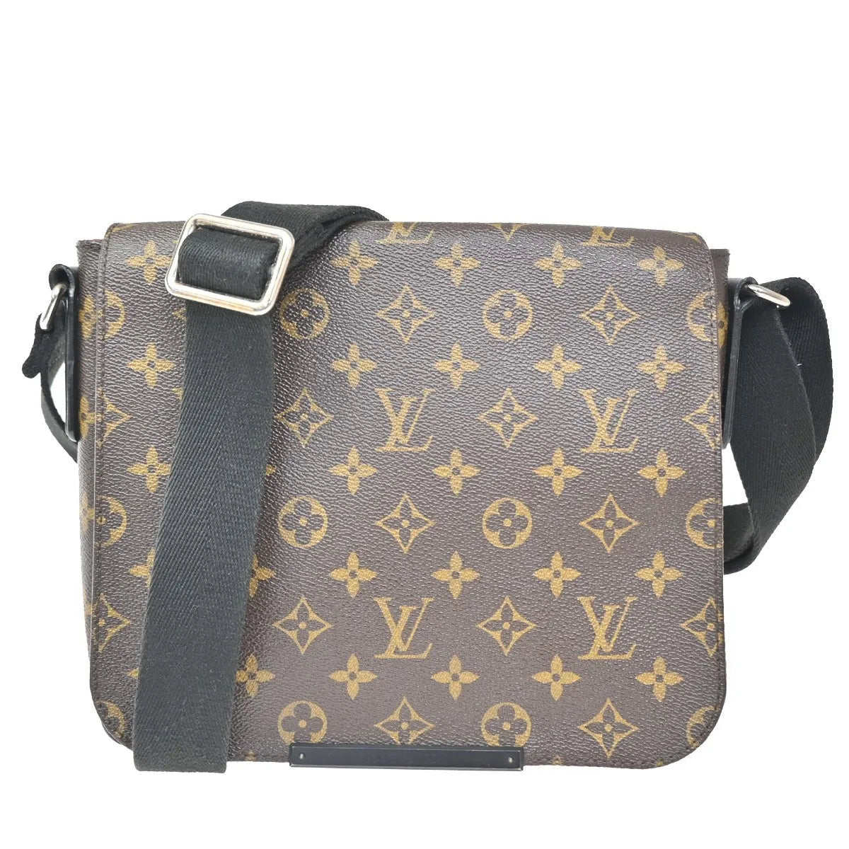 Louis Vuitton District Messenger Bag Macassar Monogram Canvas Brown Canvas Shoulder Bag Bag (Pre-Owned)