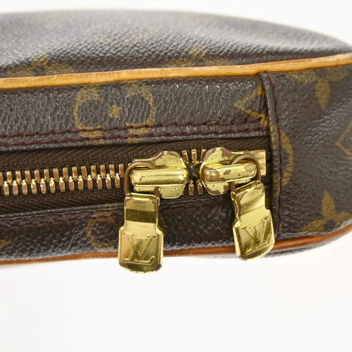 Louis Vuitton Pochette Gange Monogram Canvas Brown Canvas Clutche & Pouche Bag (Pre-Owned)
