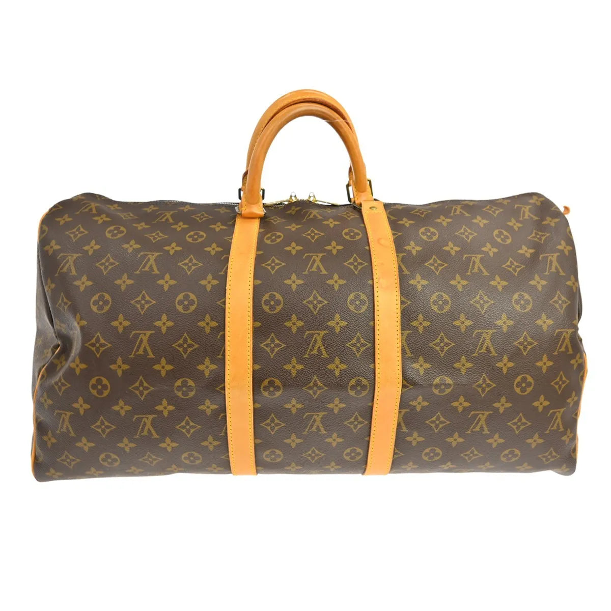 Louis Vuitton Keepall Monogram Canvas Brown Canvas Travel Bag Bag (Pre-Owned)