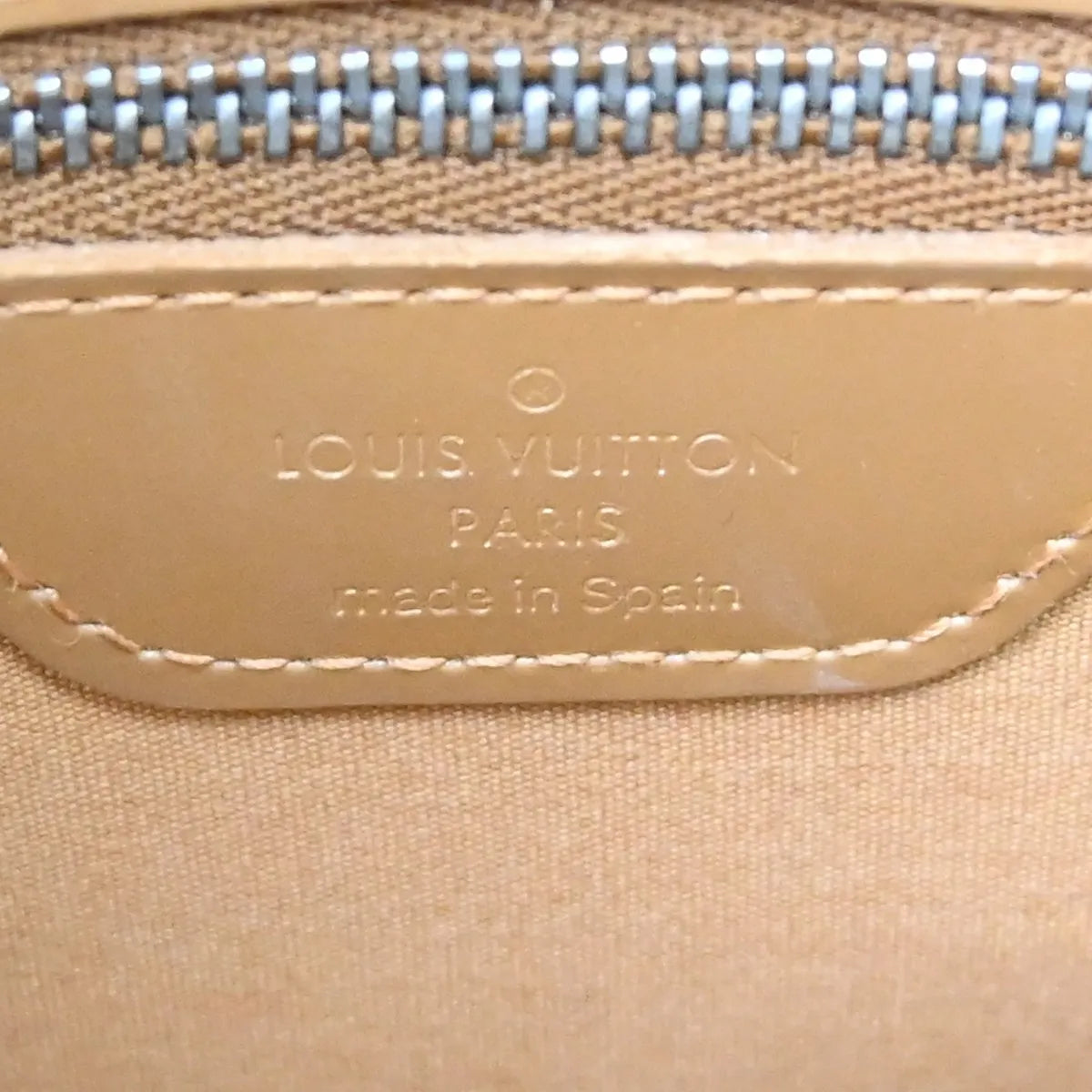 Louis Vuitton Mat Stockton Monogram Vernis Gold Patent_Leather Shoulder Bag Bag (Pre-Owned)