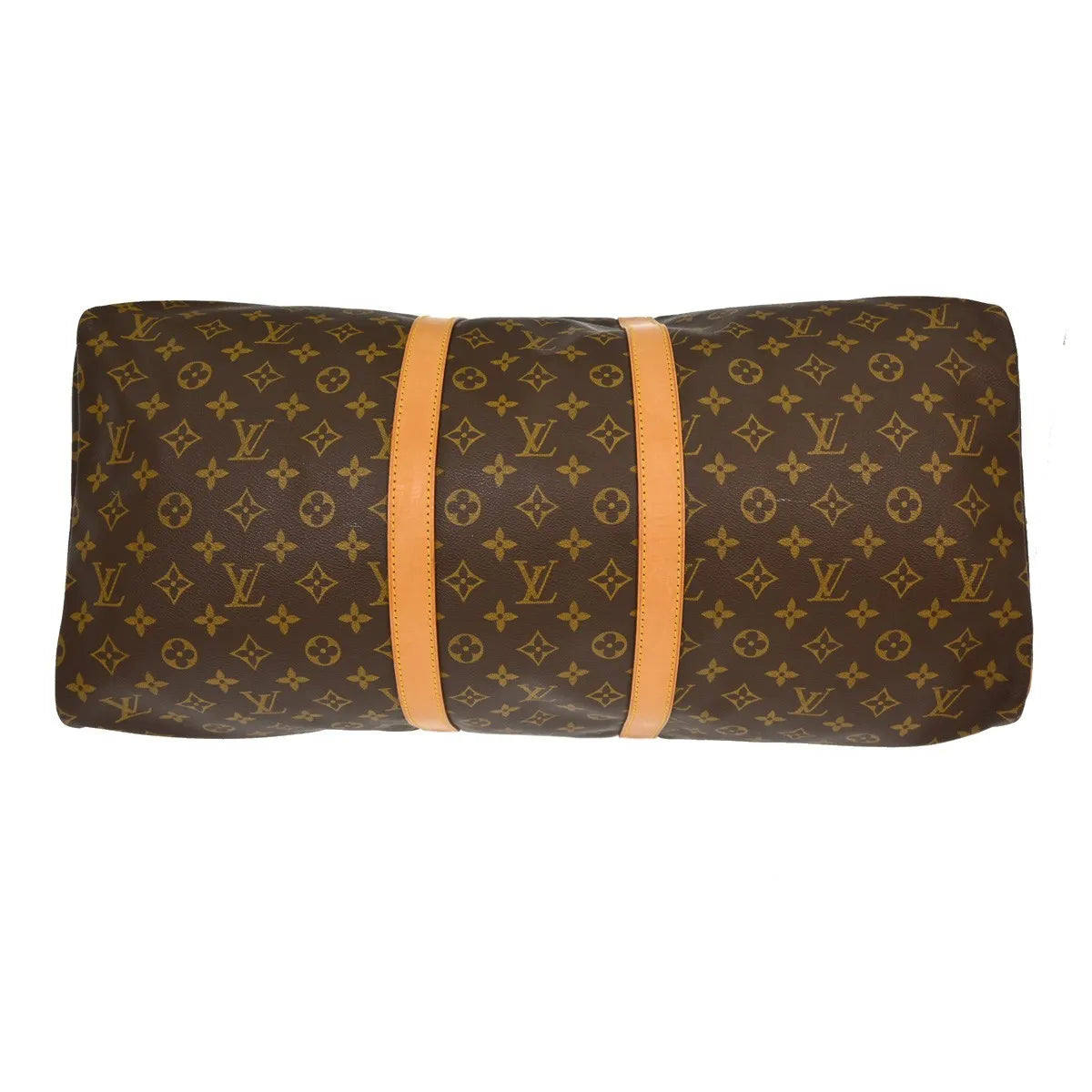 Louis Vuitton Keepall Monogram Canvas Brown Canvas Travel Bag Bag (Pre-Owned)