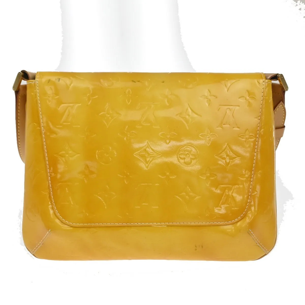 Louis Vuitton Thompson Street Monogram Vernis Yellow Patent_Leather Shoulder Bag Bag (Pre-Owned)