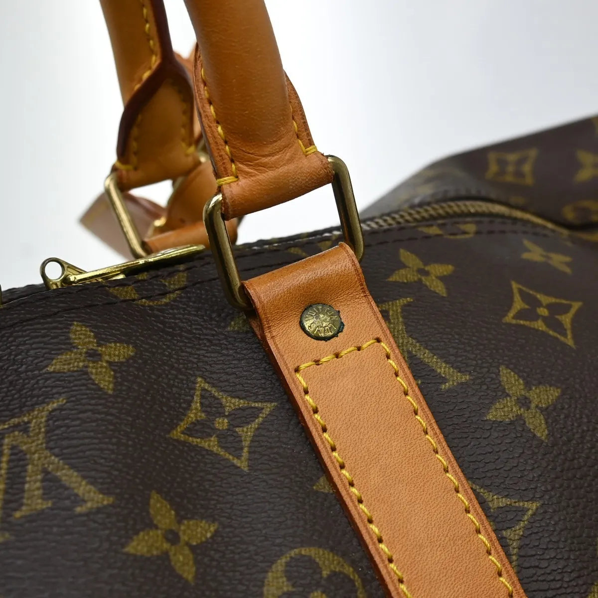 Louis Vuitton Keepall Monogram Canvas Brown Canvas Travel Bag Bag (Pre-Owned)