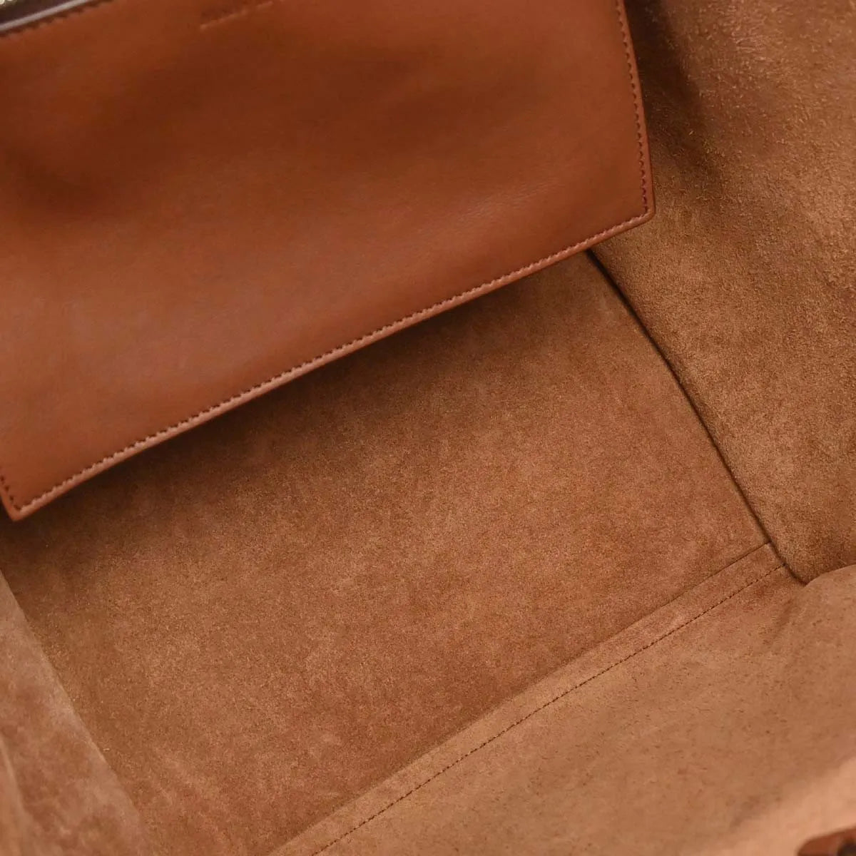 Celine Big Smooth Leather Brown Leather Handbag (Pre-Owned)