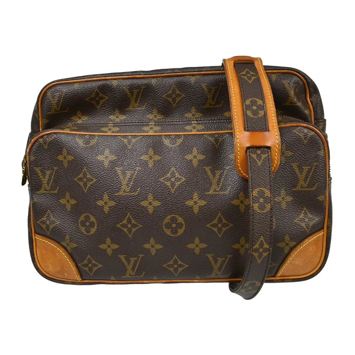 Louis Vuitton Nil Messenger Monogram Canvas Brown Canvas Shoulder Bag Bag (Pre-Owned)