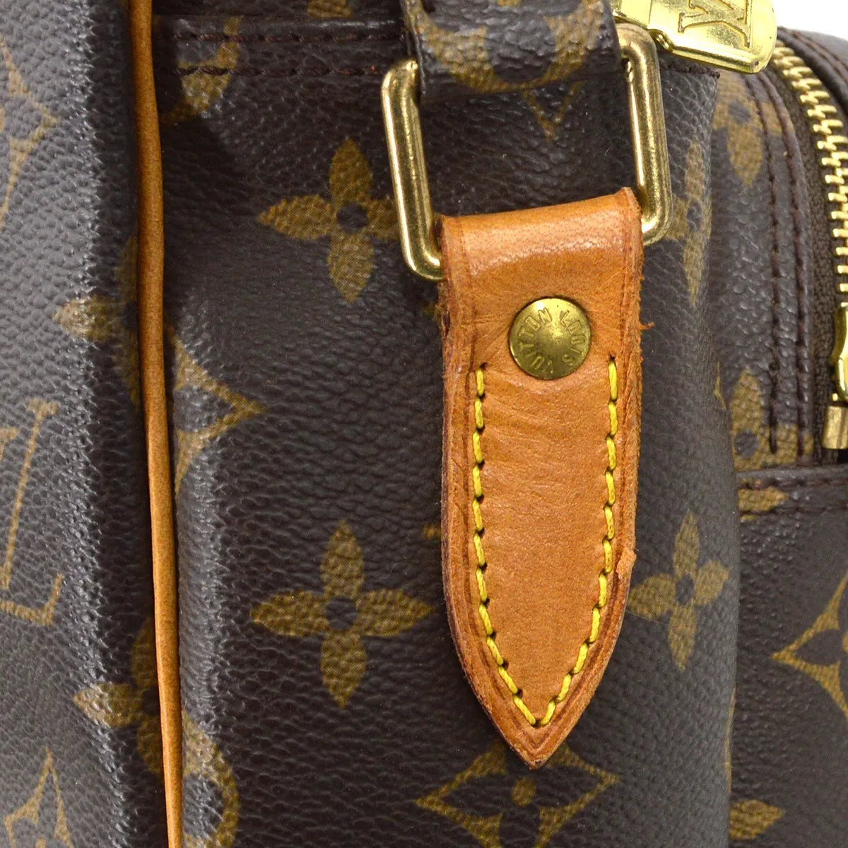 Louis Vuitton Nil Messenger Bag Monogram Canvas Brown Canvas Shoulder Bag Bag (Pre-Owned)