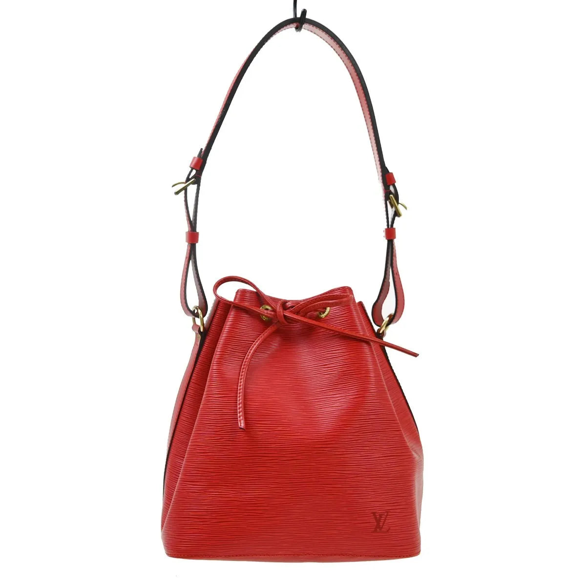 Louis Vuitton Petit Noe Epi Leather Red Leather Shoulder Bag Bag (Pre-Owned)