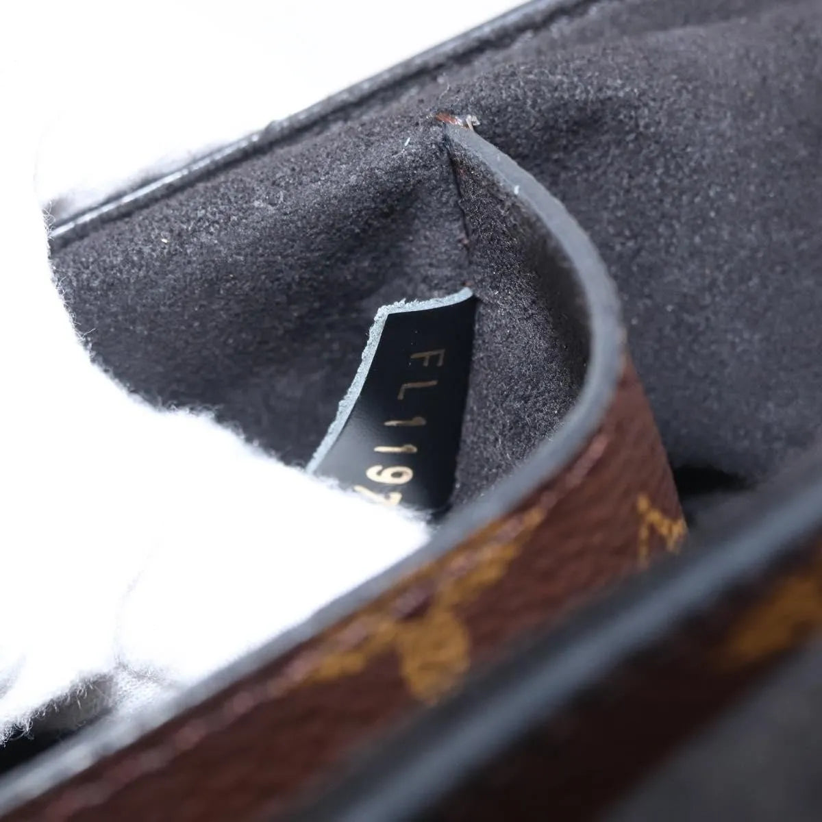 Louis Vuitton One Handle Flap Monogram Canvas And Leather Brown Canvas Handbag (Pre-Owned)