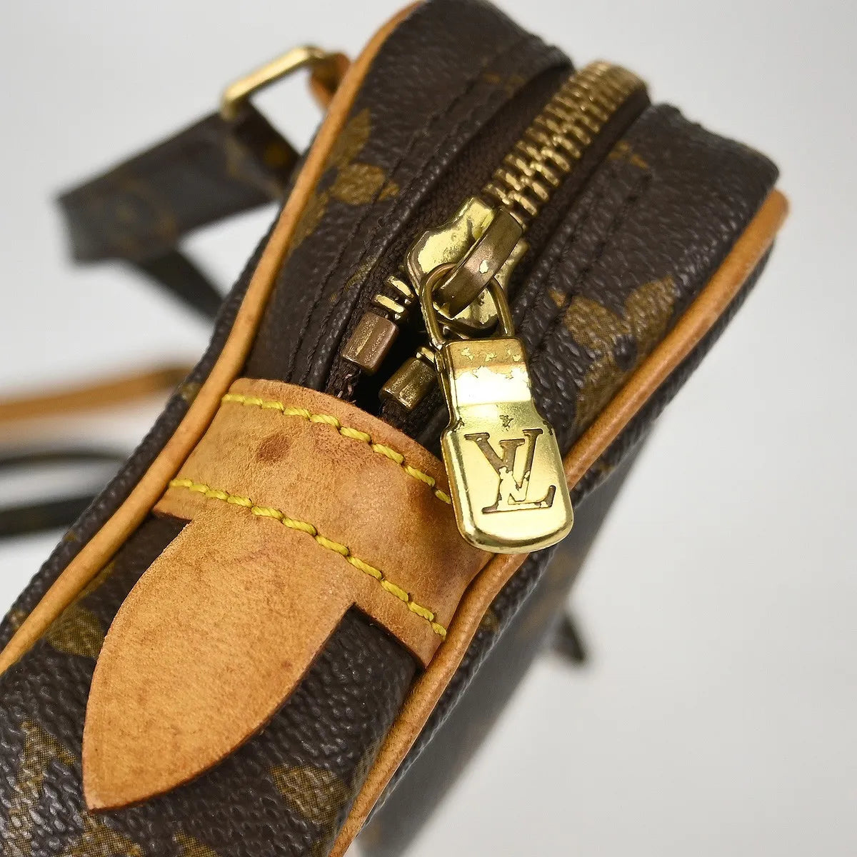 Louis Vuitton Pochette Marly Bandouliere Monogram Canvas Brown Canvas Shoulder Bag Bag (Pre-Owned)