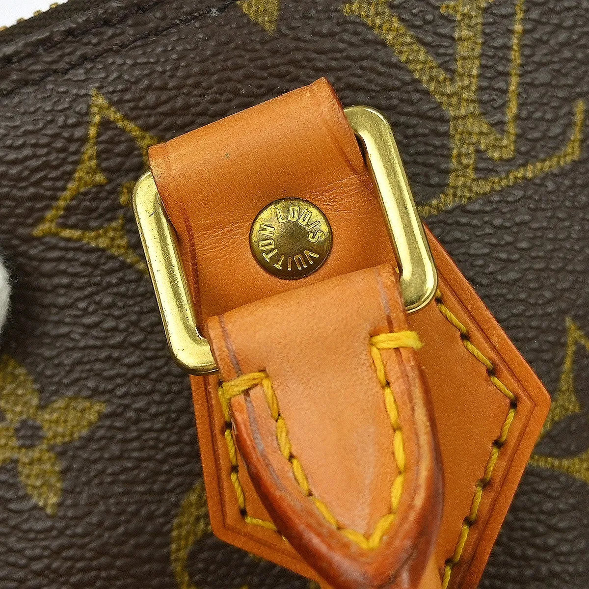Louis Vuitton Vintage Alma Monogram Canvas Brown Canvas Handbag (Pre-Owned)