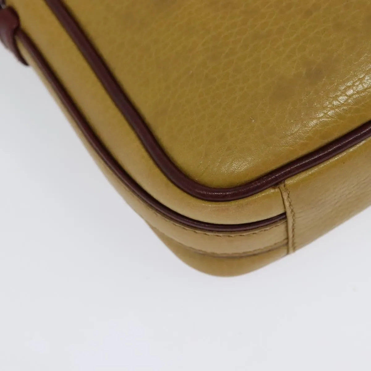 Cartier Tasseled Must De Cartier Leather Beige Leather Shoulder Bag Bag (Pre-Owned)