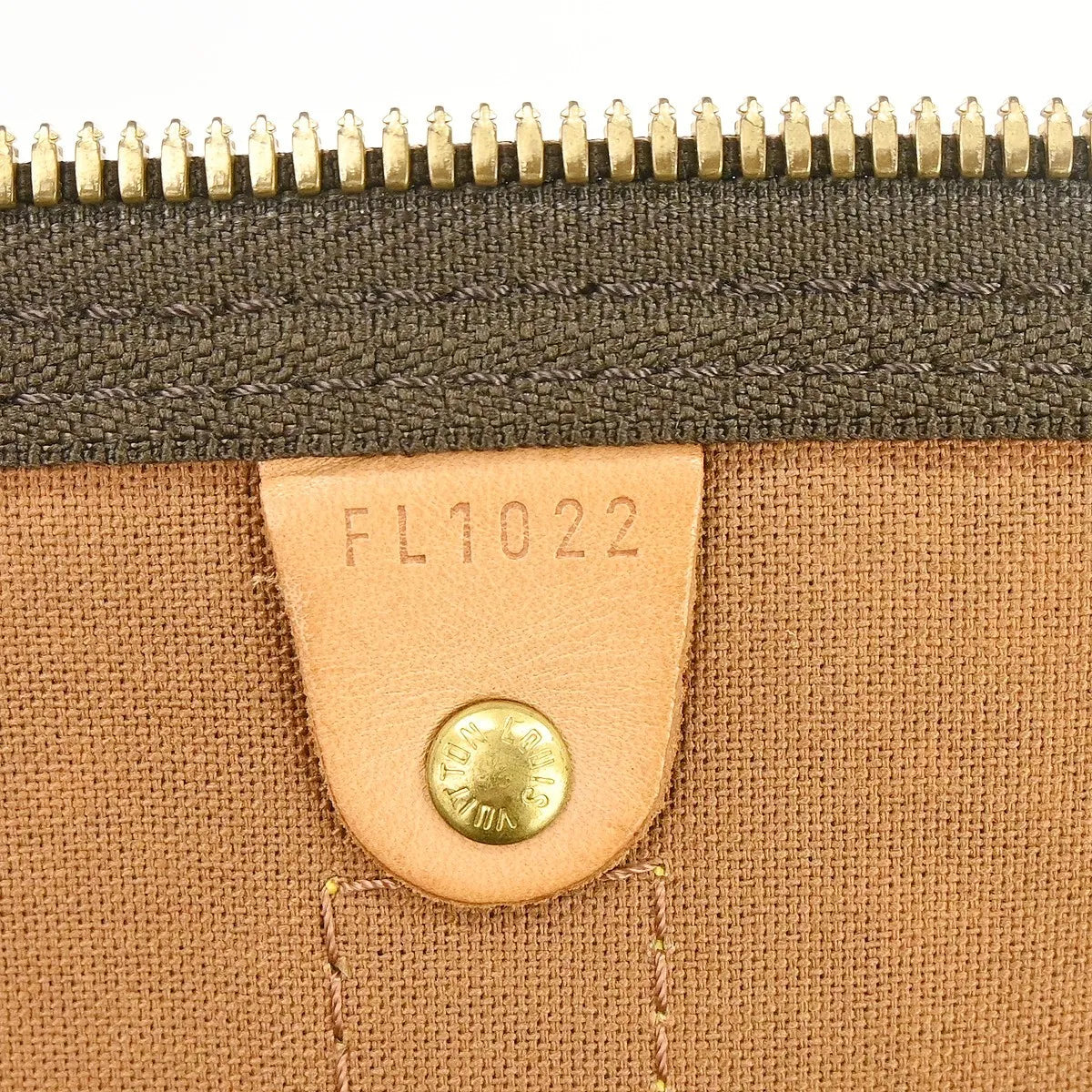 Louis Vuitton Keepall Monogram Canvas Brown Canvas Travel Bag Bag (Pre-Owned)