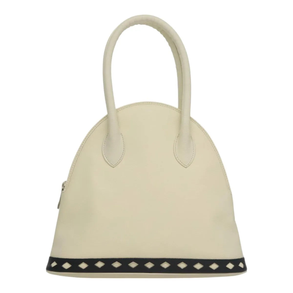 Saint Laurent Vintage Leather White Leather Handbag (Pre-Owned)