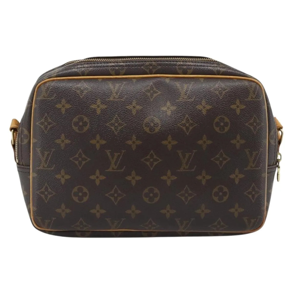 Louis Vuitton Reporter Monogram Brown Canvas Shoulder Bag Bag (Pre-Owned)