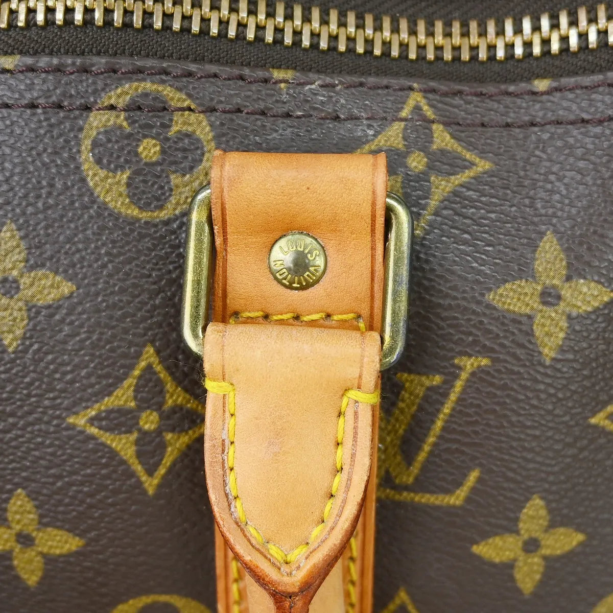 Louis Vuitton Keepall Monogram Canvas Brown Canvas Travel Bag Bag (Pre-Owned)