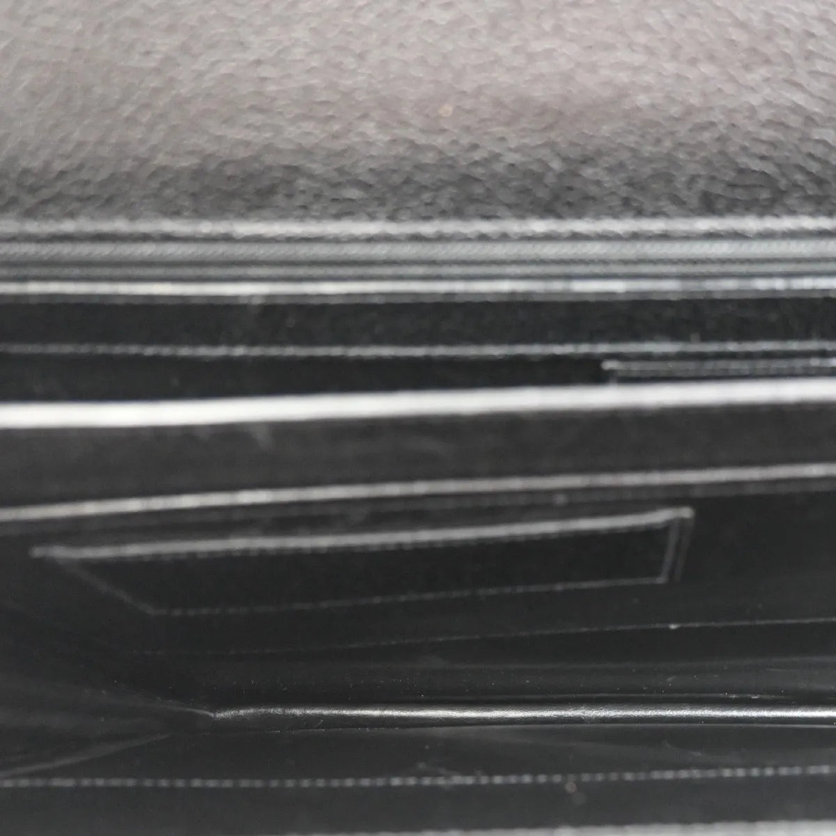 Salvatore Ferragamo Revival Leather Black Leather Briefcase Bag (Pre-Owned)