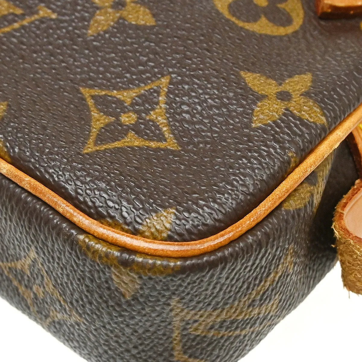 Louis Vuitton Pochette Marly Bandouliere Monogram Canvas Brown Canvas Clutche & Pouche Bag (Pre-Owned)