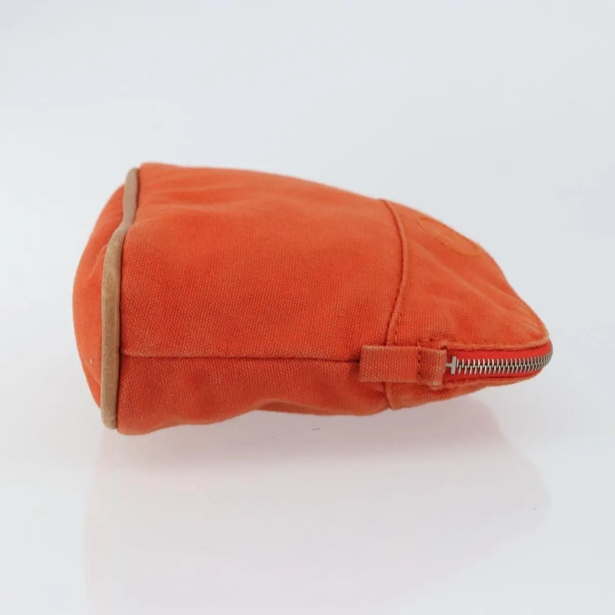 Hermes Bolide Canvas Orange Canvas Clutche & Pouche Bag (Pre-Owned)