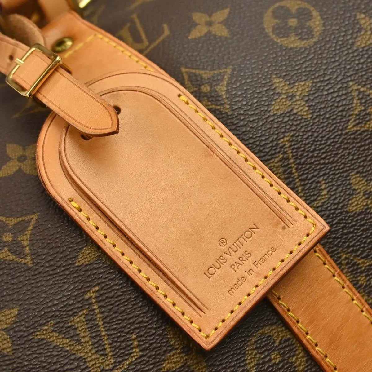 Louis Vuitton Keepall Monogram Canvas Brown Canvas Travel Bag Bag (Pre-Owned)
