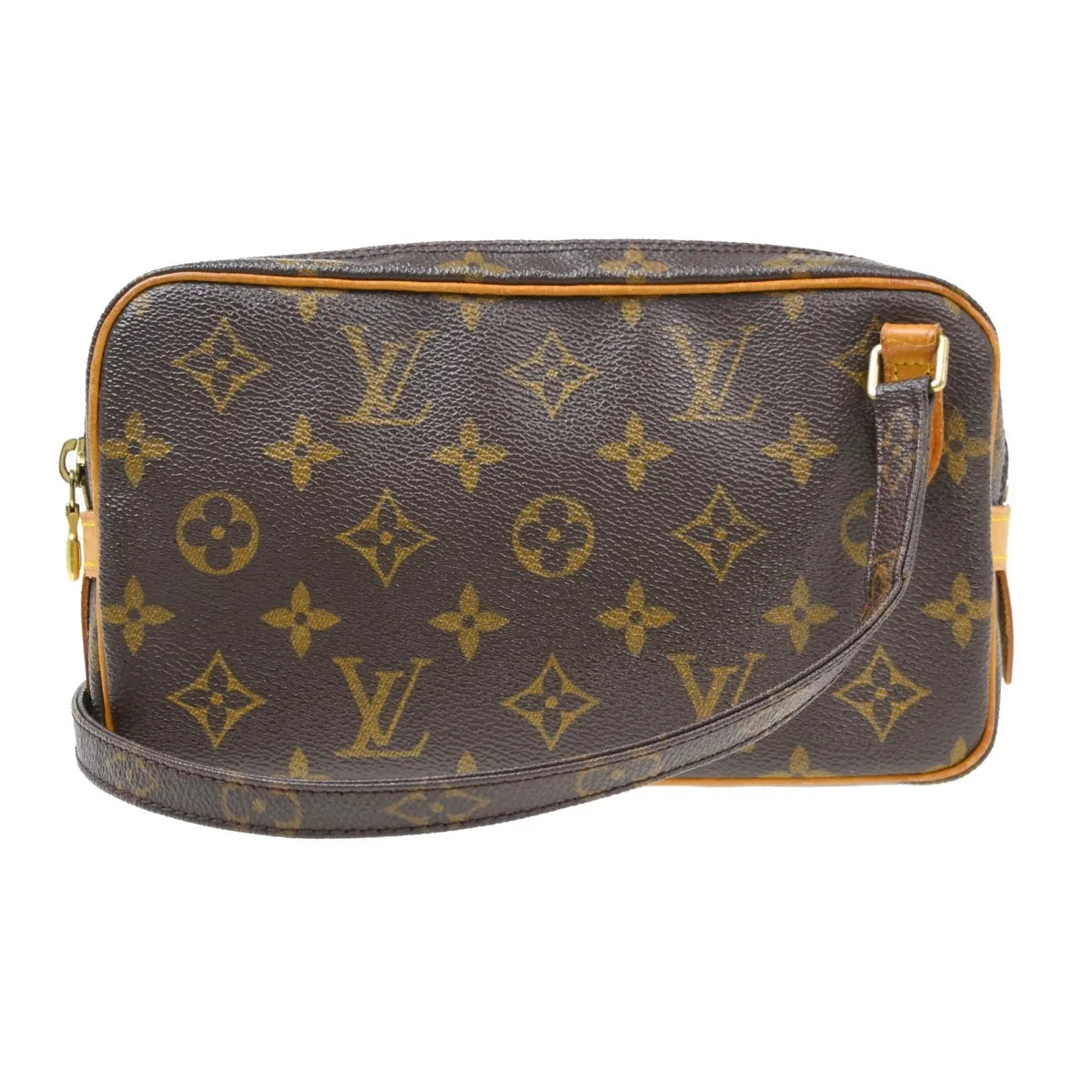 Louis Vuitton Pochette Marly Bandouliere Monogram Canvas Brown Canvas Shoulder Bag Bag (Pre-Owned)