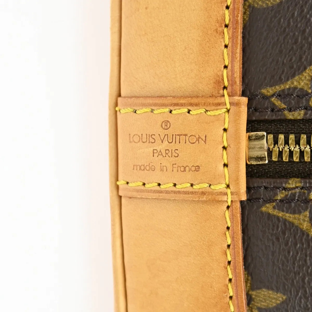 Louis Vuitton Alma Monogram Canvas Brown Canvas Handbag (Pre-Owned)