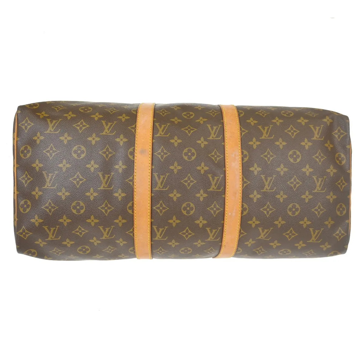 Louis Vuitton Keepall Monogram Canvas Brown Canvas Travel Bag Bag (Pre-Owned)