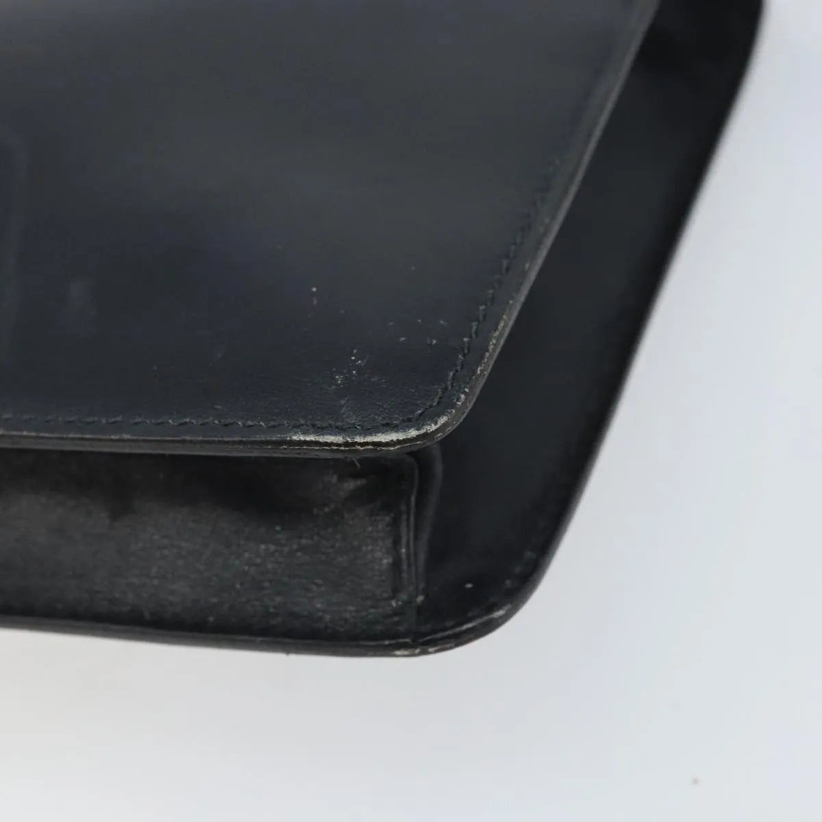 Celine Vintage Leather Black Leather Shoulder Bag Bag (Pre-Owned)