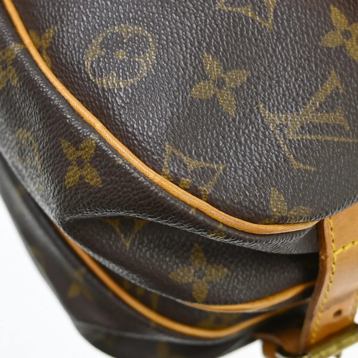 Louis Vuitton Saumur Monogram Canvas Brown Canvas Shoulder Bag Bag (Pre-Owned)
