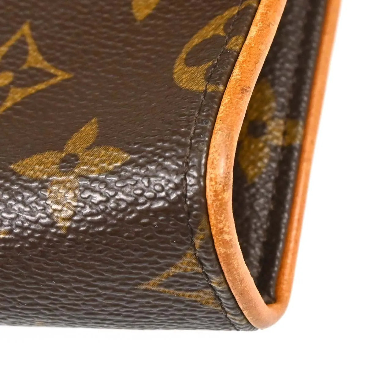 Louis Vuitton Florentine Waist Bag Monogram Brown Canvas Clutche & Pouche Bag (Pre-Owned)