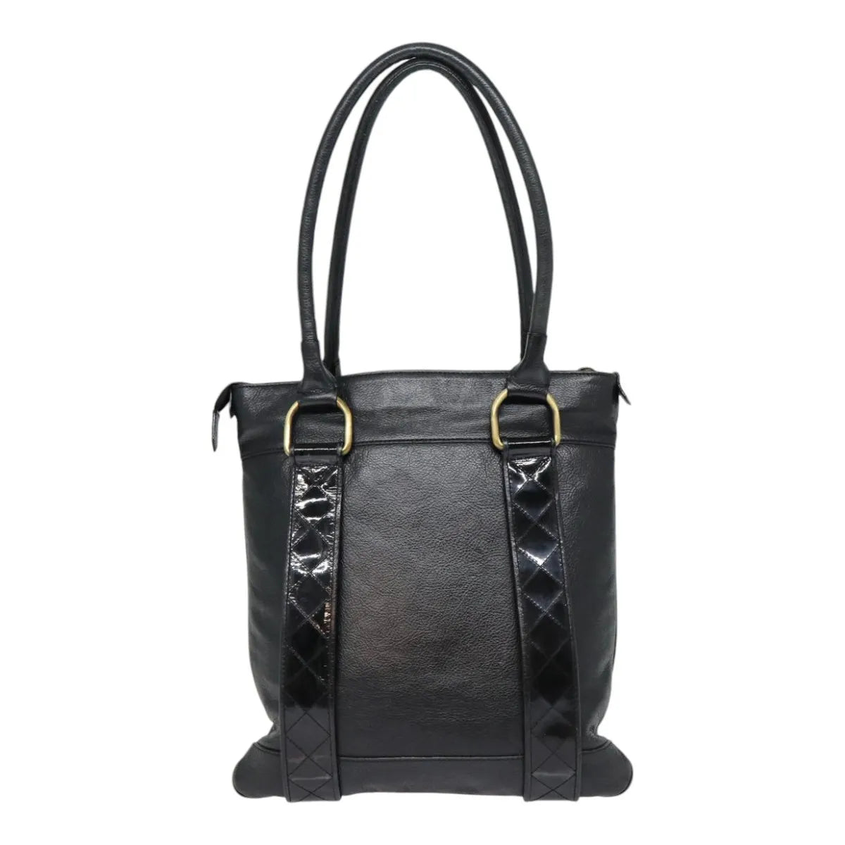 Burberry Vintage Leather Black Leather Shoulder Bag Bag (Pre-Owned)