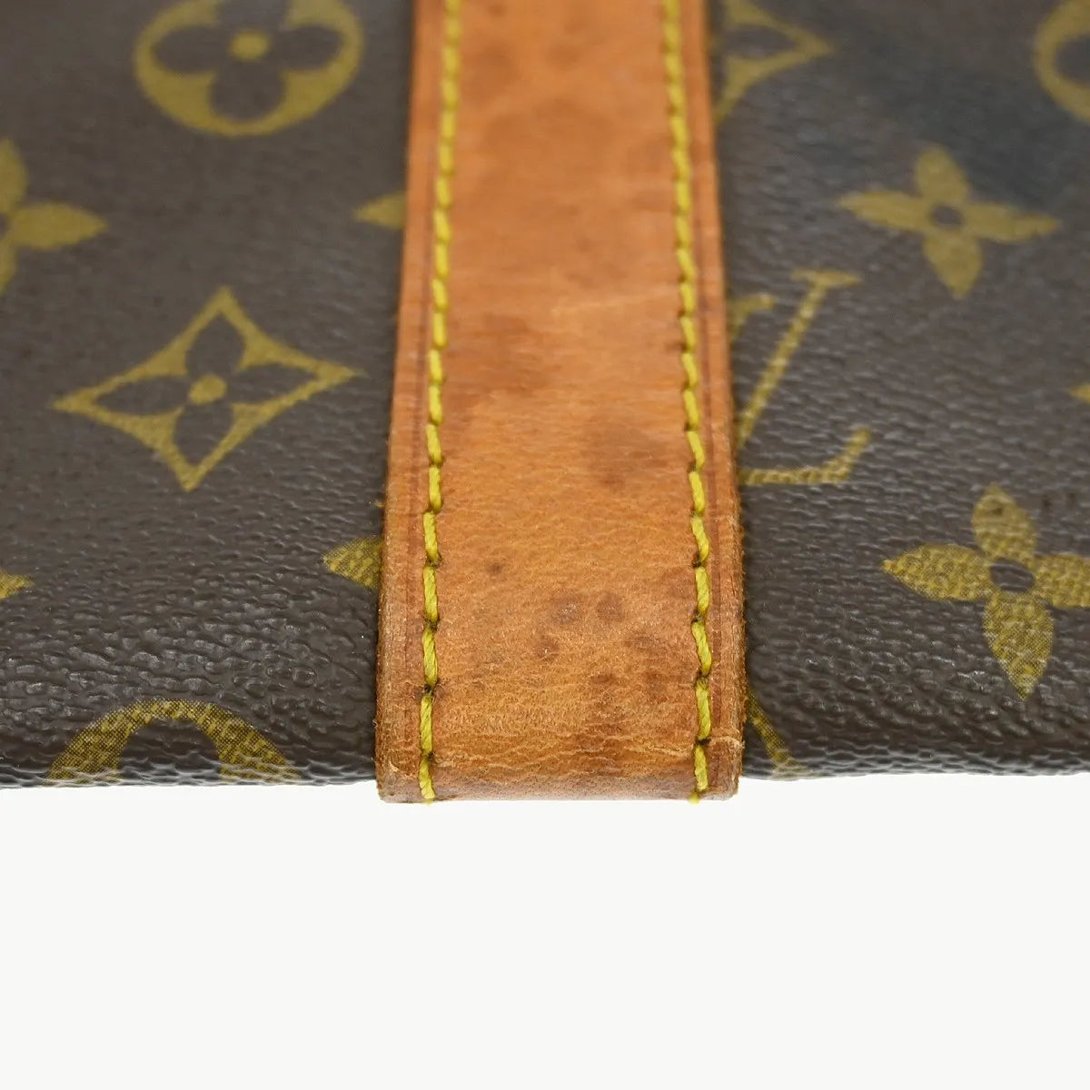 Louis Vuitton Keepall Bandouliere Monogram Canvas Brown Canvas Travel Bag Bag (Pre-Owned)