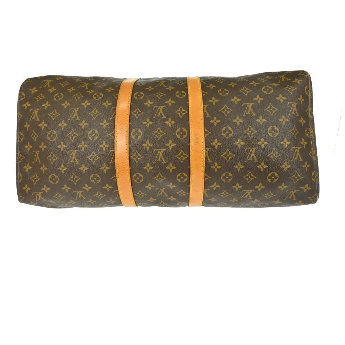 Louis Vuitton Keepall Bag Monogram Canvas Brown Canvas Travel Bag Bag (Pre-Owned)