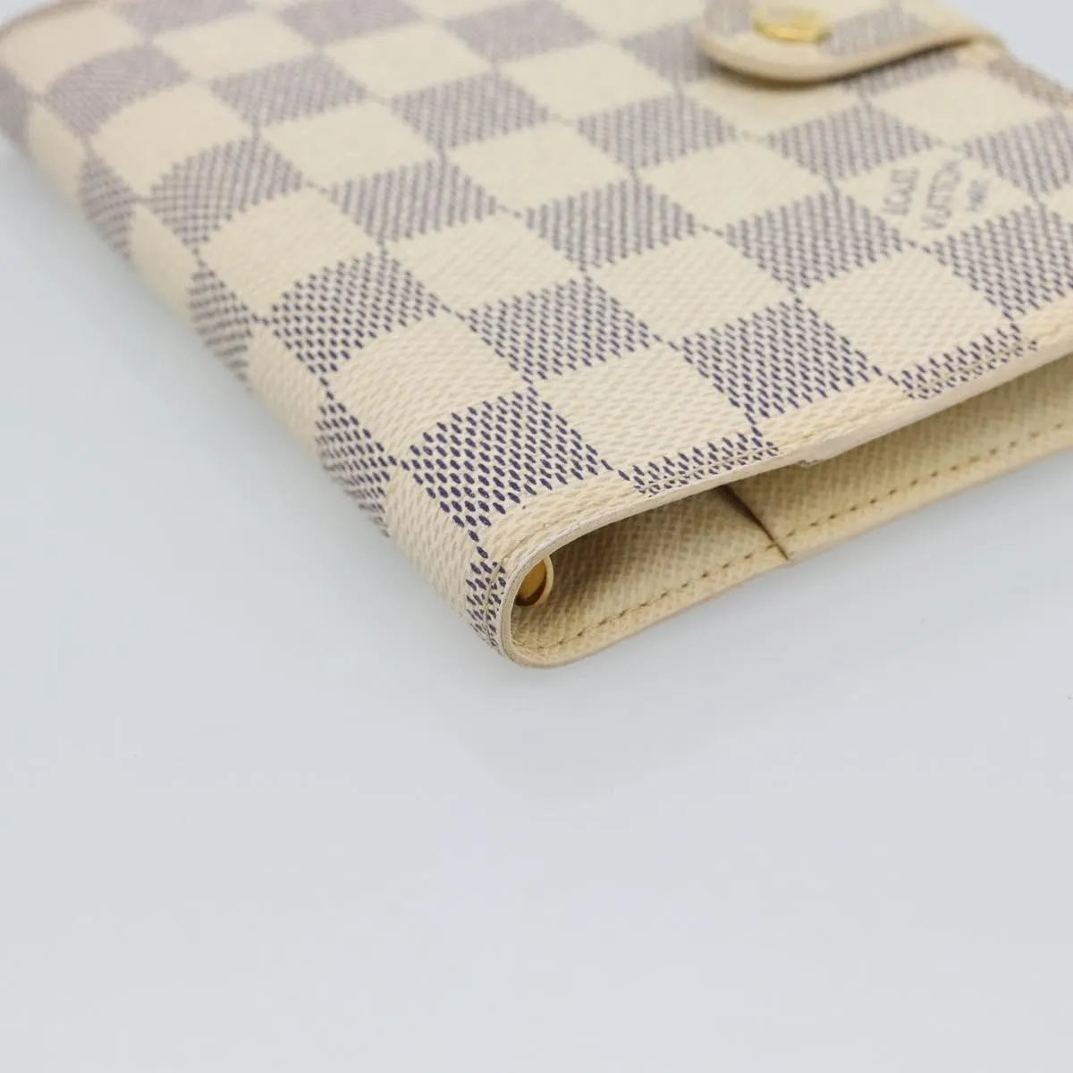 Louis Vuitton Agenda Cover Damier Beige Canvas Clutche & Pouche Bag (Pre-Owned)