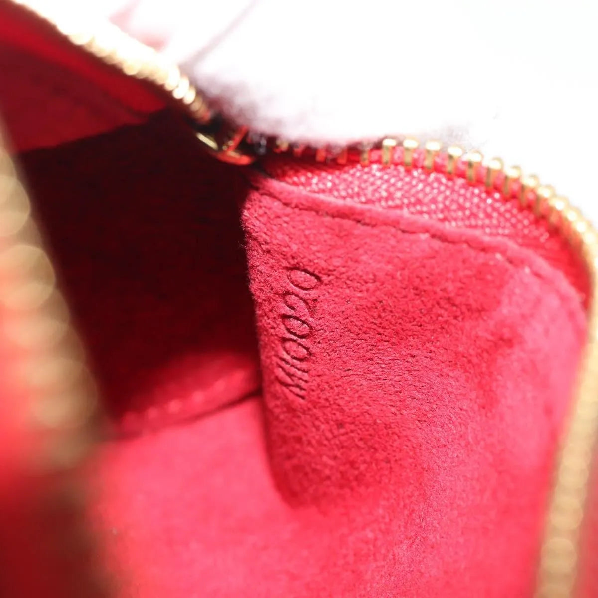 Louis Vuitton Soufflot Pochette Epi Leather Red Leather Clutche & Pouche Bag (Pre-Owned)