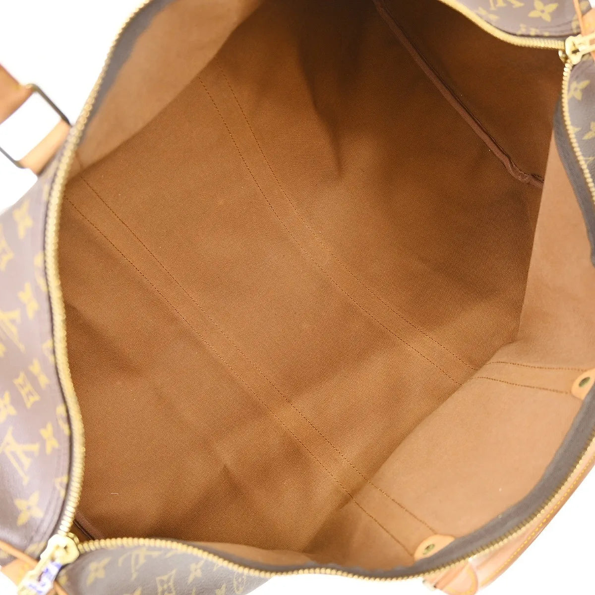 Louis Vuitton Keepall Monogram Canvas Brown Canvas Travel Bag Bag (Pre-Owned)