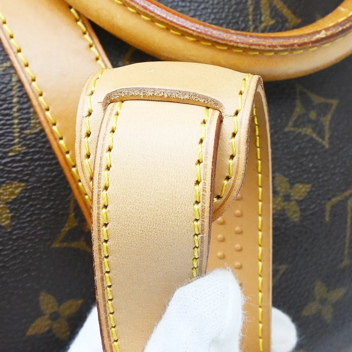 Louis Vuitton Keepall Bandouliere Bag Monogram Canvas Brown Canvas Travel Bag Bag (Pre-Owned)